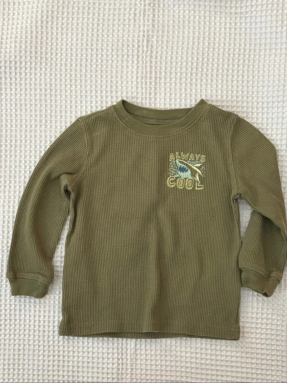 Carter's Olive Green 'Always Cool' Long-Sleeve Tee